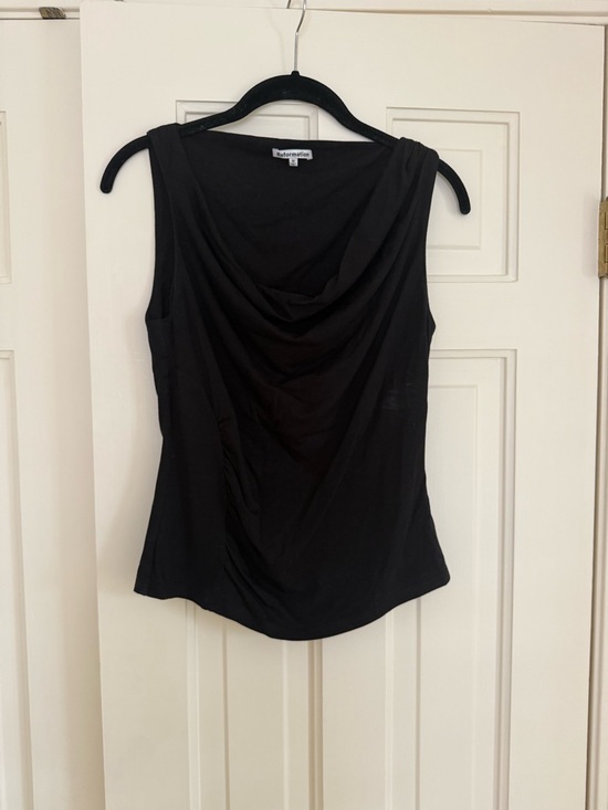 Reformation Tops - Reformation Black Draped Cowl Neck Camisole
